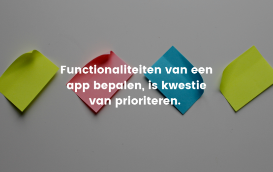 functionaliteiten app bepalen